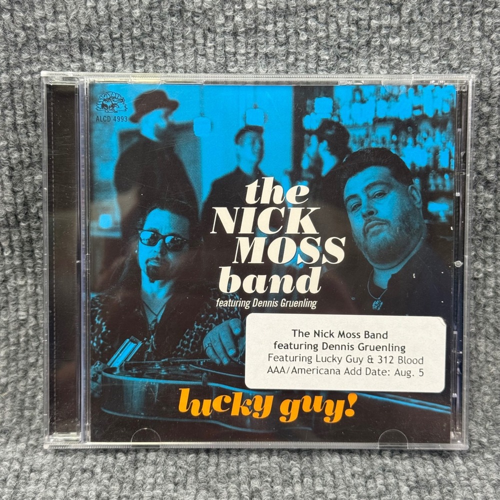 The Nick Moss Band Lucky Guy! CD Featuring Dennis Gruenling Alligator ALCD 4993